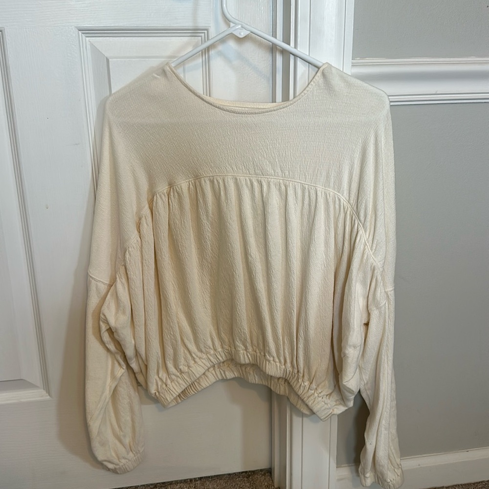 Madewell cream top size m, EUC